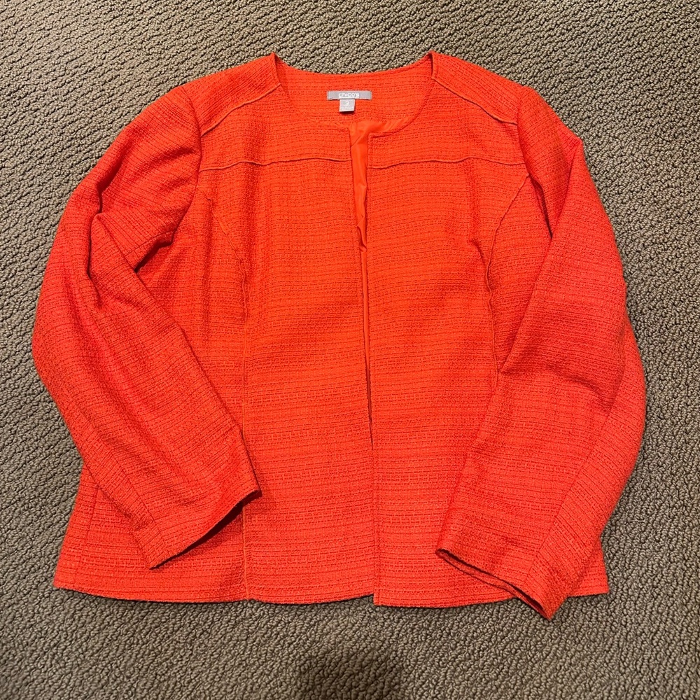 Chico’s open front blazer jacket